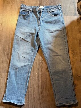H&M Light Blue Straight Jeans